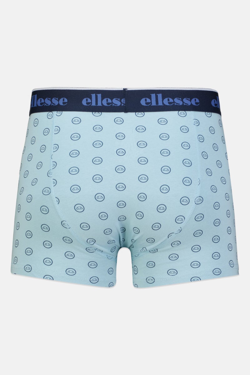 Ellesse Men 3 Pieces Brand Logo Trunks, Multicolor - Image 2